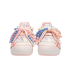 SoftSlipsy Pink Pastel Platform Sneakers – Cute Chunky Sneakers Women
