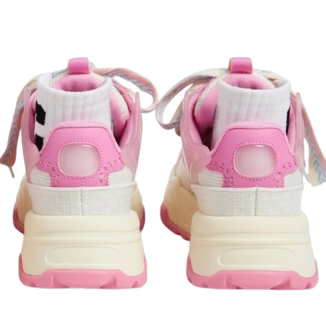 SoftSlipsy Pink Platform Sneakers – Women Chunky Sneakers