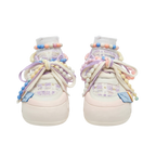SoftSlipsy Purple Pastel Chunky Platform Sneakers – Cute Women Sneakers