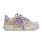 SoftSlipsy Star Platform Sneakers – Pastel Chunky Y2K Shoes, Cute Height Boost Sneakers