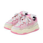 SoftSlipsy Pink Platform Sneakers – Women Chunky Sneakers