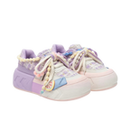 SoftSlipsy Purple Pastel Chunky Platform Sneakers – Cute Women Sneakers