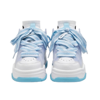 SoftSlipsy Blue Platform Sneakers – Women Chunky Sneakers