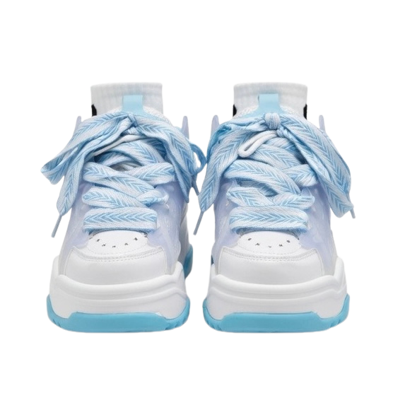 SoftSlipsy Blue Platform Sneakers – Women Chunky Sneakers