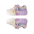 SoftSlipsy Purple Pastel Chunky Platform Sneakers – Cute Women Sneakers