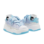 SoftSlipsy Blue Platform Sneakers – Women Chunky Sneakers