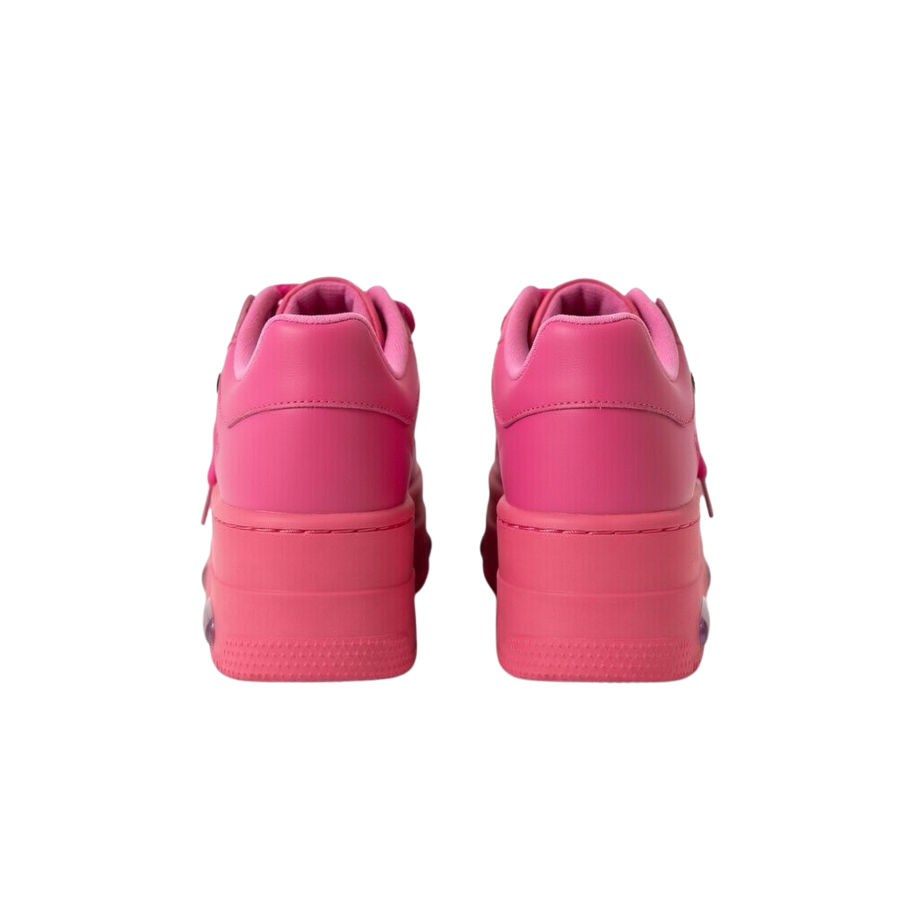 SoftSlipsy Pink Star Platform Sneakers Chunky Y2K Streetwear Trainers Women Fashion Shoes