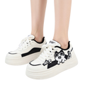 SoftSlipsy Black Platform Sneakers – Women Chunky Sneakers