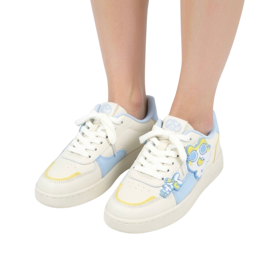 SoftSlipsy Blue Cat Platform Sneakers – Cute Chunky Sneakers Women