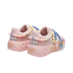 SoftSlipsy Pink Pastel Platform Sneakers – Cute Chunky Sneakers Women