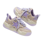 SoftSlipsy Star Platform Sneakers – Pastel Chunky Y2K Shoes, Cute Height Boost Sneakers