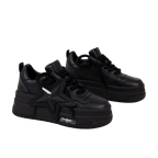 SoftSlipsy Black Star Platform Sneakers Chunky Streetwear Y2K Trainers Women Casual Shoes