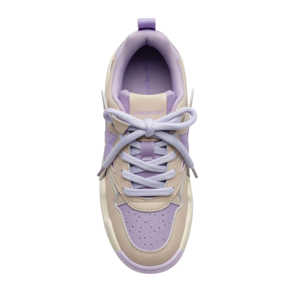 SoftSlipsy Star Platform Sneakers – Pastel Chunky Y2K Shoes, Cute Height Boost Sneakers