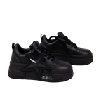SoftSlipsy Black Star Platform Sneakers Chunky Streetwear Y2K Trainers Women Casual Shoes