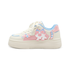 SoftSlipsy Pink Cat Platform Sneakers – Cute Chunky Sneakers Women