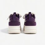 SoftSlipsy Star Platform Sneakers – Purple Chunky Y2K Streetwear Shoes – Height Boost Casual Trainers