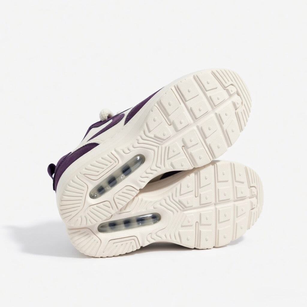 SoftSlipsy Star Platform Sneakers – Purple Chunky Y2K Streetwear Shoes – Height Boost Casual Trainers