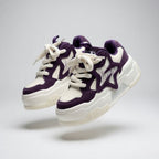 SoftSlipsy Star Platform Sneakers – Purple Chunky Y2K Streetwear Shoes – Height Boost Casual Trainers