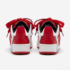 SoftSlipsy Red Star Sneakers – Red White Y2K Streetwear Shoes – Casual Low Top Trainers