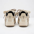 SoftSlipsy Beige Star Sneakers – Neutral Y2K Streetwear Shoes – Casual Low Top Trainers