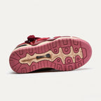 SoftSlipsy Burgundy Star Sneakers – Red Y2K Streetwear Shoes – Casual Low Top Trainers