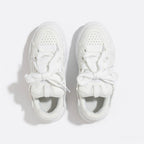 SoftSlipsy White Star Platform Sneakers – Chunky Y2K Streetwear Shoes – Height Boost Trainers