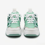 SoftSlipsy Mint Green Star Sneakers – Chunky Y2K Streetwear Trainers – Platform Casual Shoes