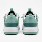 SoftSlipsy Mint Green Star Sneakers – Chunky Y2K Streetwear Trainers – Platform Casual Shoes
