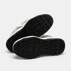 SoftSlipsy Black White Star Platform Sneakers – Chunky Y2K Streetwear Trainers – Casual Height Boost Shoes