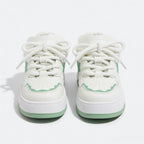 SoftSlipsy Mint Green Star Platform Sneakers – Pastel Chunky Y2K Streetwear Trainers