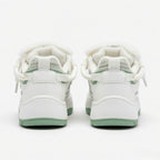 SoftSlipsy Mint Green Star Platform Sneakers – Pastel Chunky Y2K Streetwear Trainers