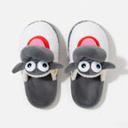 Cute Sheep Crocodile Cow Animal Slippers – Soft Cozy Indoor House Shoes | Funny Cartoon Plush Slippers