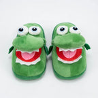 Cute Sheep Crocodile Cow Animal Slippers – Soft Cozy Indoor House Shoes | Funny Cartoon Plush Slippers