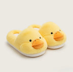 Cute Duck Plush Slippers Soft Animal Slippers Warm Cozy Indoor House Shoes Fluffy Winter Slippers