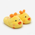 Yellow Duck Slippers Cute Plush Animal Slippers Soft Warm Cozy Indoor House Shoes