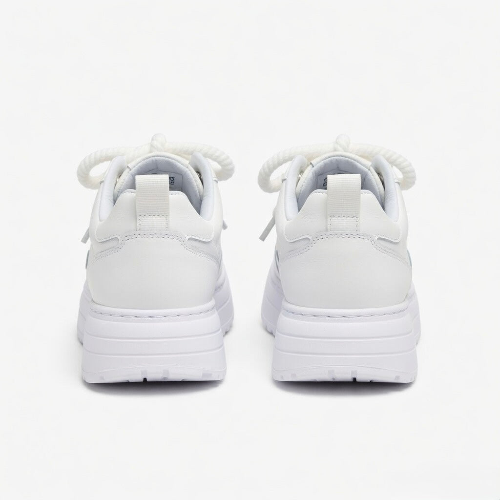 SoftSlipsy Women's Panda Platform Sneakers: Chunky Sole, Korean Style Trainers