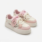 SoftSlipsy Cat Paw Platform Sneakers | Kawaii Pastel Korean Harajuku Style Shoes