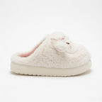 Cozy Plush Lamb Slippers | Warm Sheep Indoor House Shoes Women | SoftSlipsy
