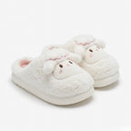 Cozy Plush Lamb Slippers | Warm Sheep Indoor House Shoes Women | SoftSlipsy