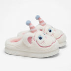 Plush Cat Slippers | Cozy Winter Indoor Animal Home Shoes | SoftSlipsy