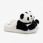 Plush Panda Slippers | Soft Warm Cartoon Animal House Shoes | SoftSlipsy
