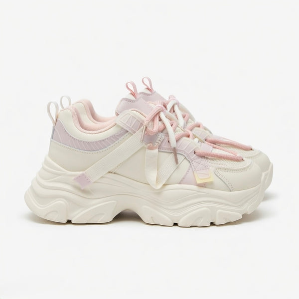 SoftSlipsy Women's Platform Sneakers | +8CM Height Boost, Lightweight Trainers