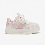 SoftSlipsy Pink Heart Platform Sneakers | Y2K Chunky Trainers (+8CM Height)