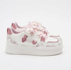 SoftSlipsy Kawaii Bear Platform Sneakers Women Pink Chunky Trainers | Streetwear Comfort Shoes