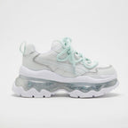 SoftSlipsy Platform Sneakers Women Air Cushion Sole Height Increasing Trainers Chunky Casual Streetwear Shoes