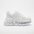 SoftSlipsy Women's Platform Sneakers: Air Cushion Trainers, Height Boost Chunky Sole