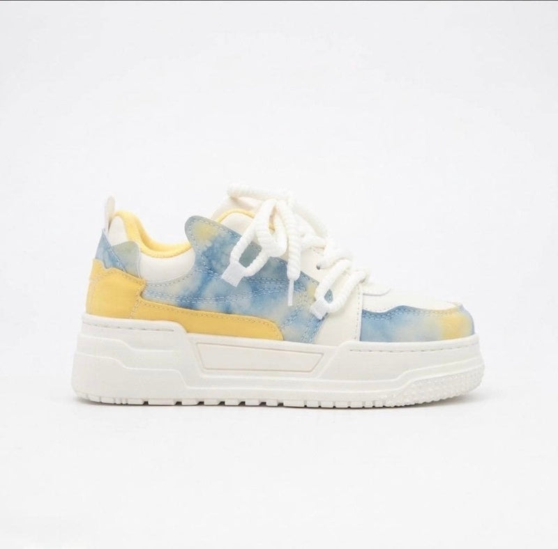 SoftSlipsy Women’s Chunky Platform Sneakers – Cotton Candy Pink