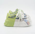 SoftSlipsy Kawaii Platform Sneakers: Chunky Trainers, Harajuku Style, Streetwear Shoes
