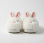 Fluffy Bunny Slippers | Plush Rabbit House Shoes, Cozy Winter Warmth | SoftSlipsy