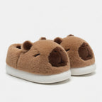 Kawaii Plush Capybara Slippers | Cozy Soft Winter Indoor Shoes | SoftSlipsy